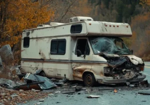 Wrecked-camper